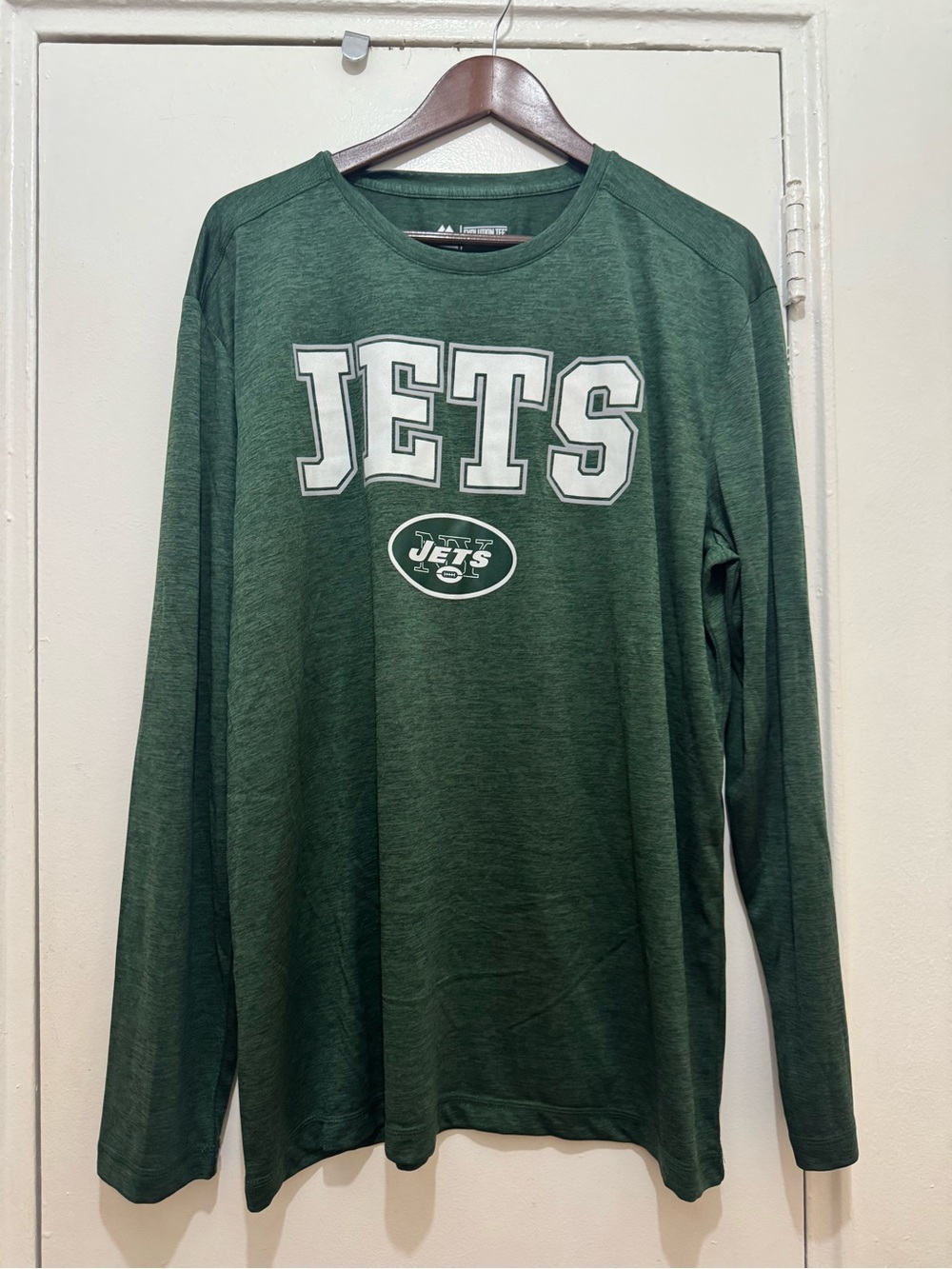 New York Jets Majestic Long Sleeve T-Shirt Size XL